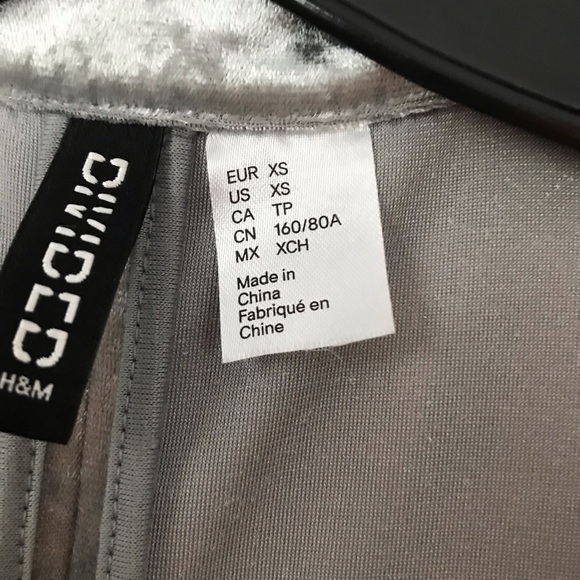 Velour blazer - Picture 4 of 5